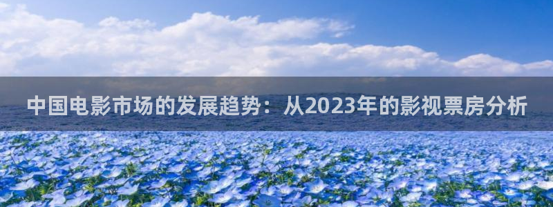 樱花视频啊：中国电影市场的发展趋势：从2023年的影视票房分析