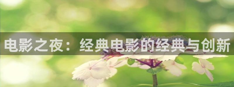 樱花视频免费试看：电影之夜：经典电影的经典与创新
